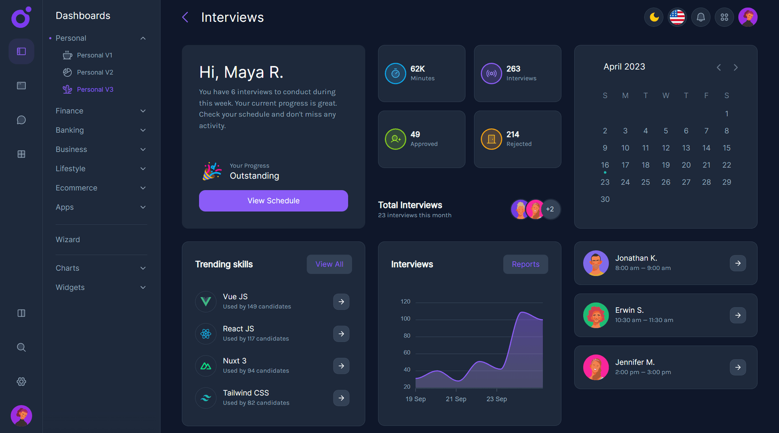 Tairo - Personal dashboard v3