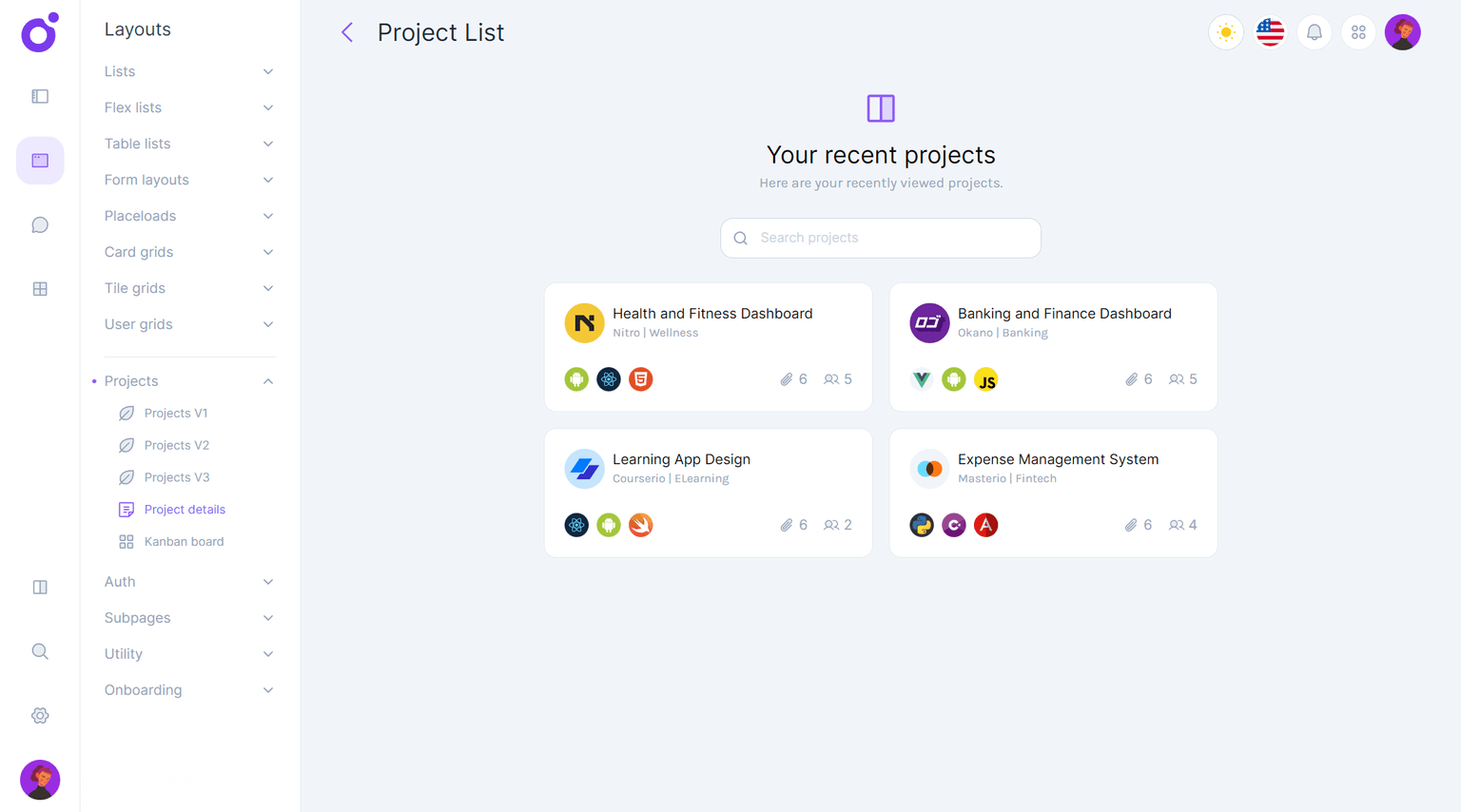 Tairo - Project details hub