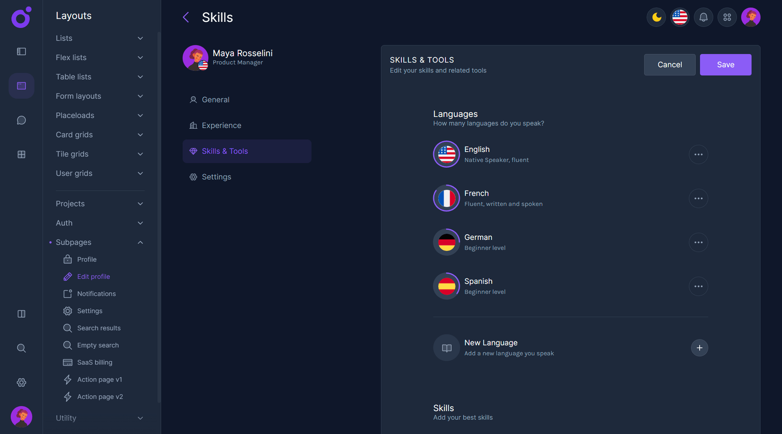 Tairo - Edit profile 3