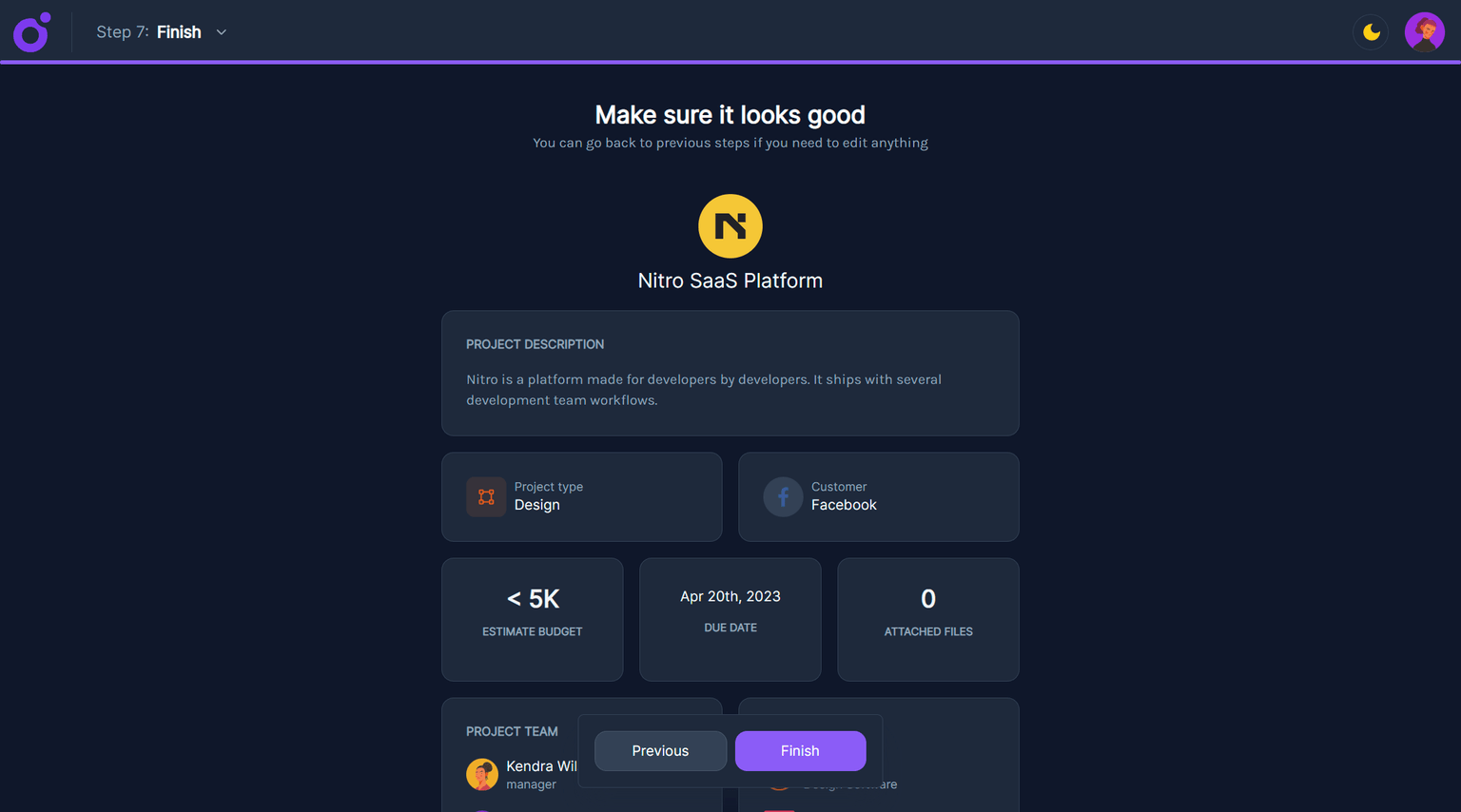 Tairo - Wizard — Step 7